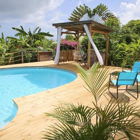L Orchidee Bleue, Bas De Villa, Vue Mer, Piscine Privee Сент-Анн Экстерьер фото