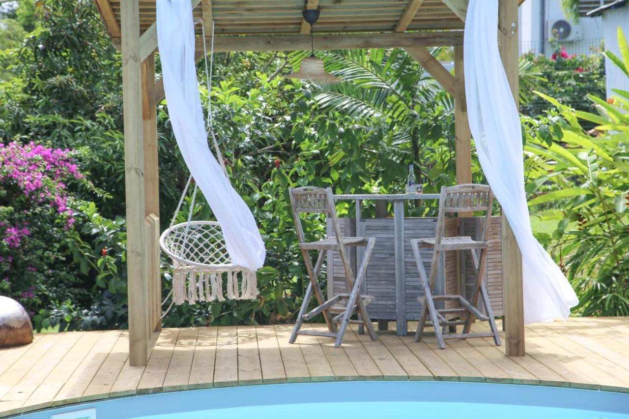 L Orchidee Bleue, Bas De Villa, Vue Mer, Piscine Privee Сент-Анн Экстерьер фото