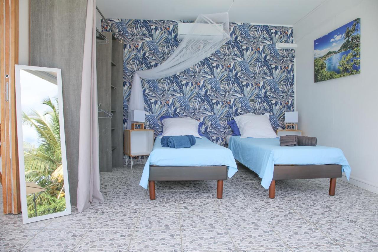 L Orchidee Bleue, Bas De Villa, Vue Mer, Piscine Privee Сент-Анн Экстерьер фото