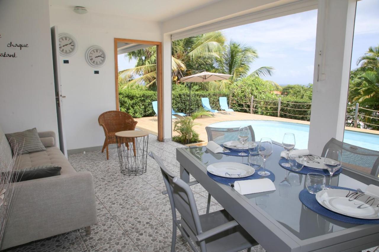 L Orchidee Bleue, Bas De Villa, Vue Mer, Piscine Privee Сент-Анн Экстерьер фото